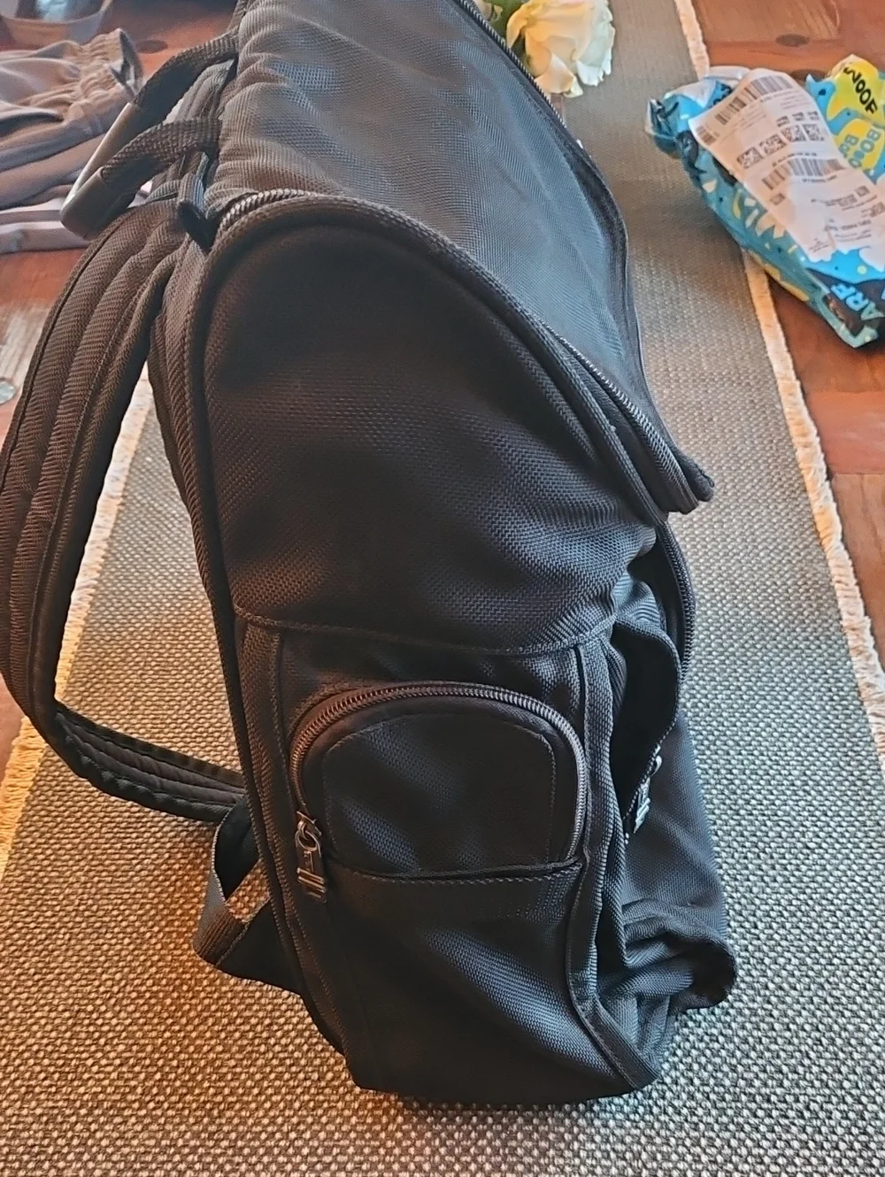 Tumi Black Men's Travel Backpack -